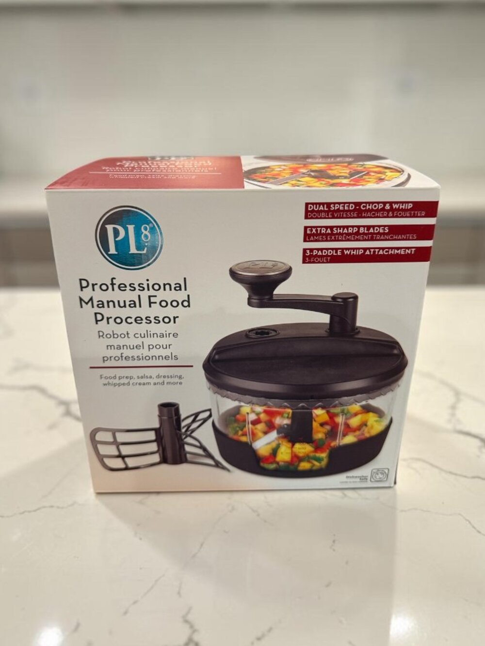 Progressive PL8 Professional Manual Food Processor - NEW